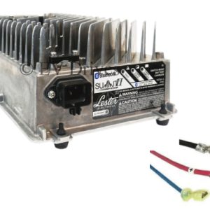 Lester Golf Cart Charger 24/V36V/48V 22A with Ring Terminal Connections - Summit II 1050W - Bluetooth