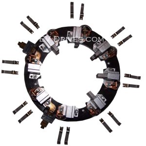Replacement Brush Holder with Brushes for Motenergy ME1003, ME1004, ME1007, ME1008 & ME1602 Motors