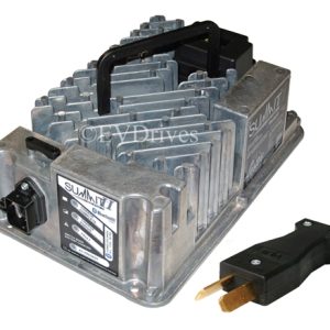 Lester Golf Cart Charger 36V/48V 18A with Crowsfoot Plug Connector - Summit II 650W - Bluetooth