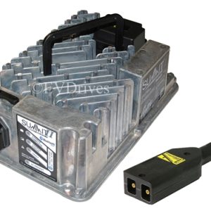 Lester Golf Cart Charger 36V/48V 18A with EZGO PowerWise D-Style Connector  - Summit II 650W - Bluetooth