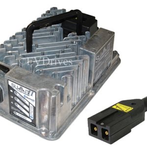 Lester Golf Cart Charger 36V/48V 18A with EZGO 48V Style Rect-Notch Connector  - Summit II 650W - Bluetooth