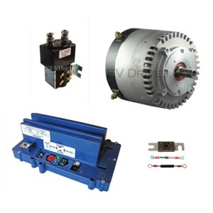 Conversion Kit - Motenergy ME0709 Motor, Alltrax SR72300 Controller, Contactor & Accessories