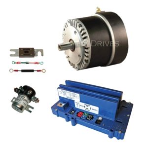 Conversion Kit - Motenergy ME-0909 Motor, Alltrax SR48300 Controller, Contactor & Accessories