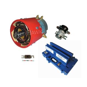High Speed Golf Cart Upgrade Kit for Club Car DS IQ & Precedent - Admiral MOT-A2 Motor, Alltrax XCT48400 IQ Controller & Accessories