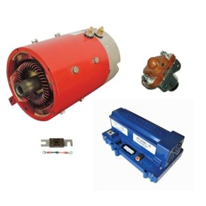 High Torque Golf Cart Upgrade Kit - Admiral MOT-A4 Motor, Alltrax XCT48500 IQ Controller & Accessories (For Club Car IQ)