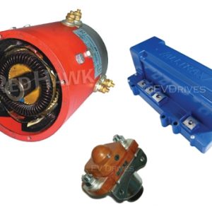 Golf Cart Upgrade Kit - Admiral MOT-B2 Motor, XCT48500 Controller & Accessories (For E-Z-Go PDS)