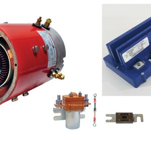 Golf Cart Upgrade Kit - Admiral MOT-D2 Motor, XCT48400 Controller & Accessories For Yamaha G29/YDRE
