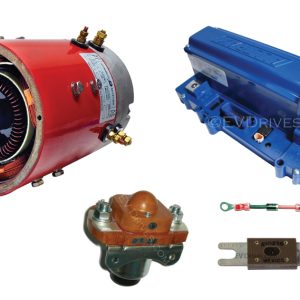 Golf Cart Upgrade Kit - Admiral MOT-D2 Motor, XCT48500 Controller & Accessories For Yamaha G29