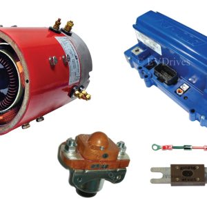 Golf Cart Upgrade Kit - Admiral MOT-D2 Motor, XCT48500 Controller & Accessories For Yamaha G19/G22