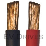 Welding Cable 1/0 AWG, Black & Red - Sold by the Foot